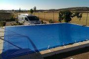 Lona piscina invierno